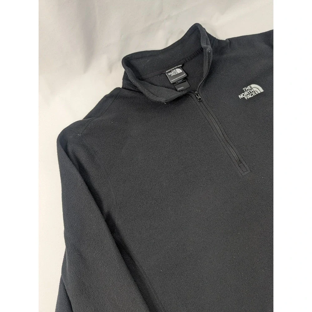 The North Face Pullover‎ Mens XL Black 1/4 Zip Fleece Tech Performance Outdoor